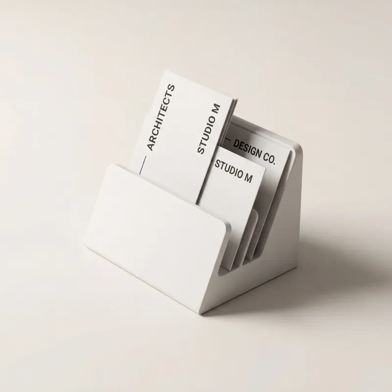 3Dプリント ショップカード立て